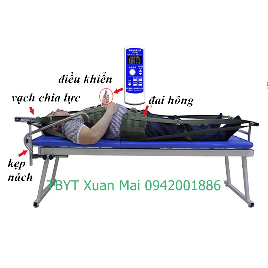 Giường kéo giãn cột sống chạy điện