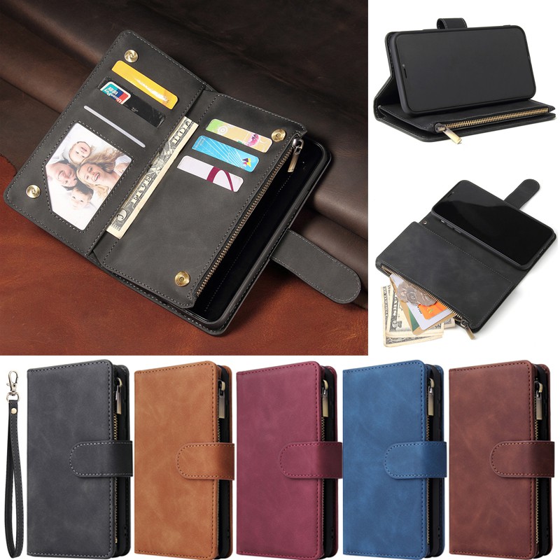 Bao Da Có Ngăn Đựng Thẻ Tiện Dụng Cho Xiaomi Redmi Note 9 Pro Max Note 9s Redmi 9 9a 9c Redmi 10x (4G) K30 Pro