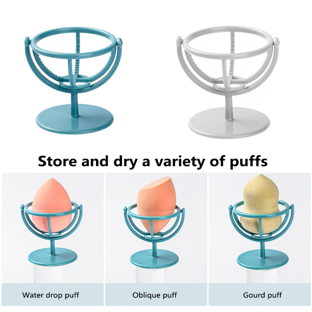 [Hàng mới về] Giá Đỡ Mút Trang Điểm Gắn Tường Khô Thoáng Tiện Lợi