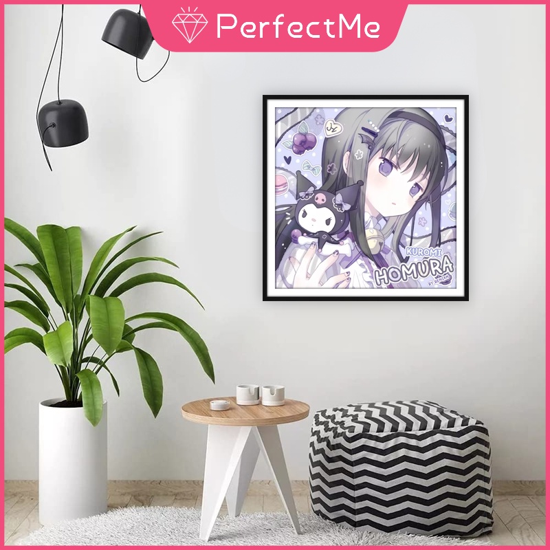 Bộ Tranh Đính Đá 5D Tự Làm 40x40cm Hình Hoạt Hình Sanrio