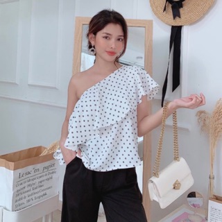 [ Áo Lệch Vai Bèo ] - Kèm Ảnh Thật - Giá Cực Rẻ
