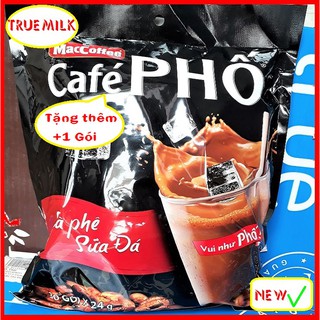 Cafe Phố 30gói x 24g (Tặng kèm 1 gói nhỏ) - Ca Phê Phố - cafe sữa đá - MacCoffee - Cafe Phố 720g