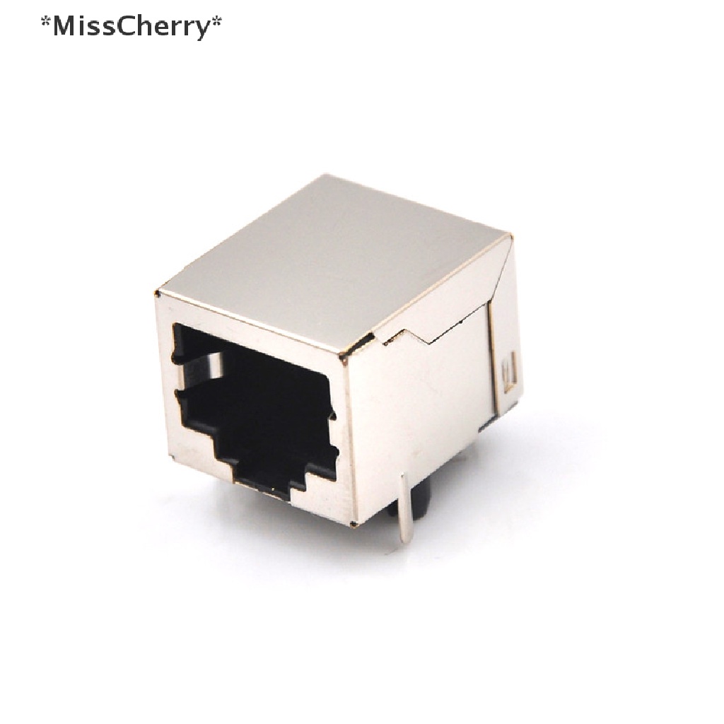 Bộ 10 Đầu Nối Ổ Cắm Mạng RJ45 Ethernet 8P 8C 8Pin PCB Chất Lượng Cao