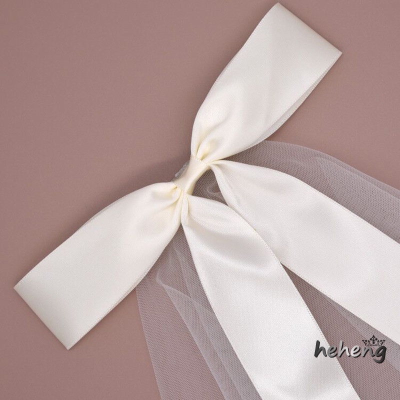 Mạng Che Mặt Đính Nơ Tua Rua Phụ Kiện Chụp Ảnh Đám Cưới / Trang Điểm Studio Mới