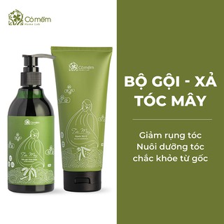 Bộ Gội Xả Tóc Mây An Toàn Chiết Xuất Bồ Kết Cỏ Mềm