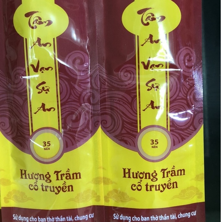 Nhang Hương Trầm Bồ Đề Tâm Thiên Nhiên An Toàn Dễ Chịu Giảm Căng Thẳng Mang Lại Tài Vượng Gói 25 Nén Dài