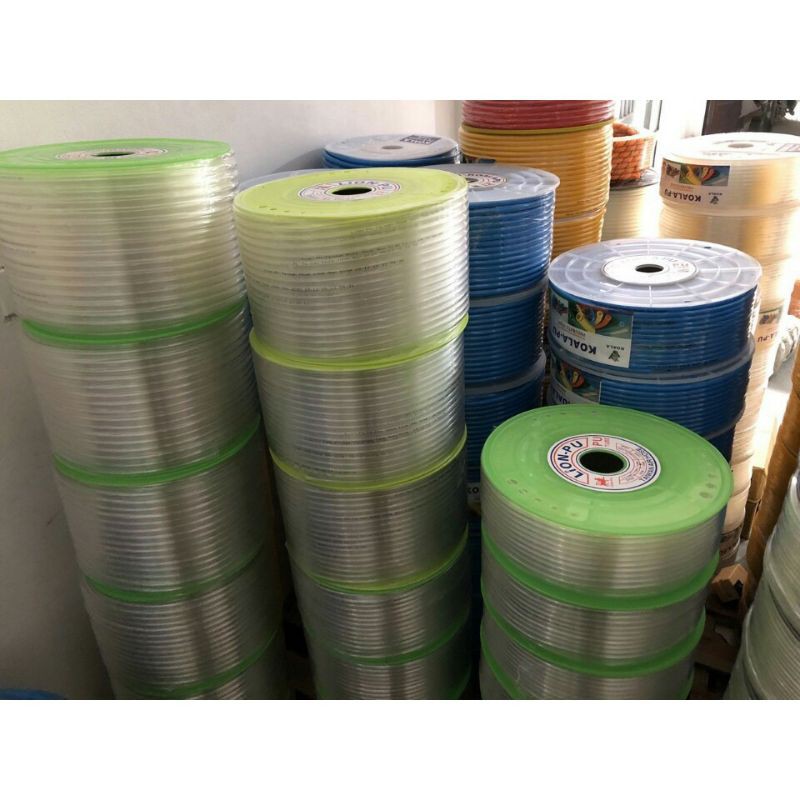 Dây hơi, ống hơi khí nén loại 1 dày dặn, siêu bền hàng đủ mét,đủ kích thước 4mm,6mm,8mm,10mm, 12mm,14mm,16mm