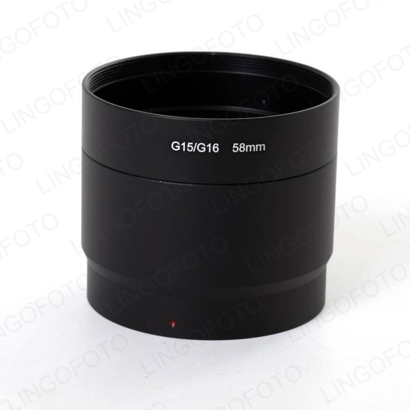 Khớp Nối Ống Kính Máy Ảnh 58mm Cho canon powershot g15 / g16 lc8347