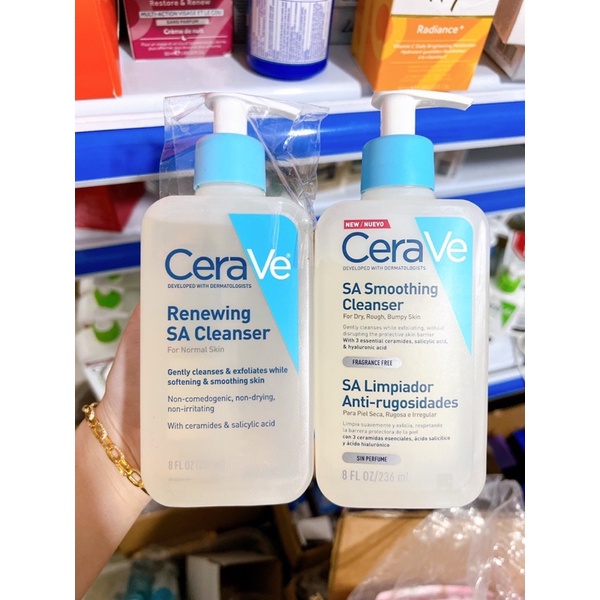 SỮA RỬA MẶT CRV Renewing SA Cleanser
