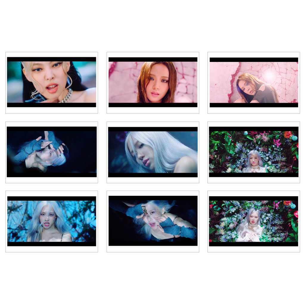 [Ép Lụa] Lomo Card 63 Ảnh BLACKPINK - MV How You Like That