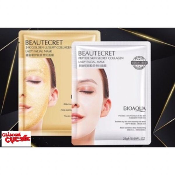 Mặt nạ thủy tinh trong suốt collagen Bioaqua dạng thạch dưỡng da căng bóng, trẻ hoá làm da | BigBuy360 - bigbuy360.vn