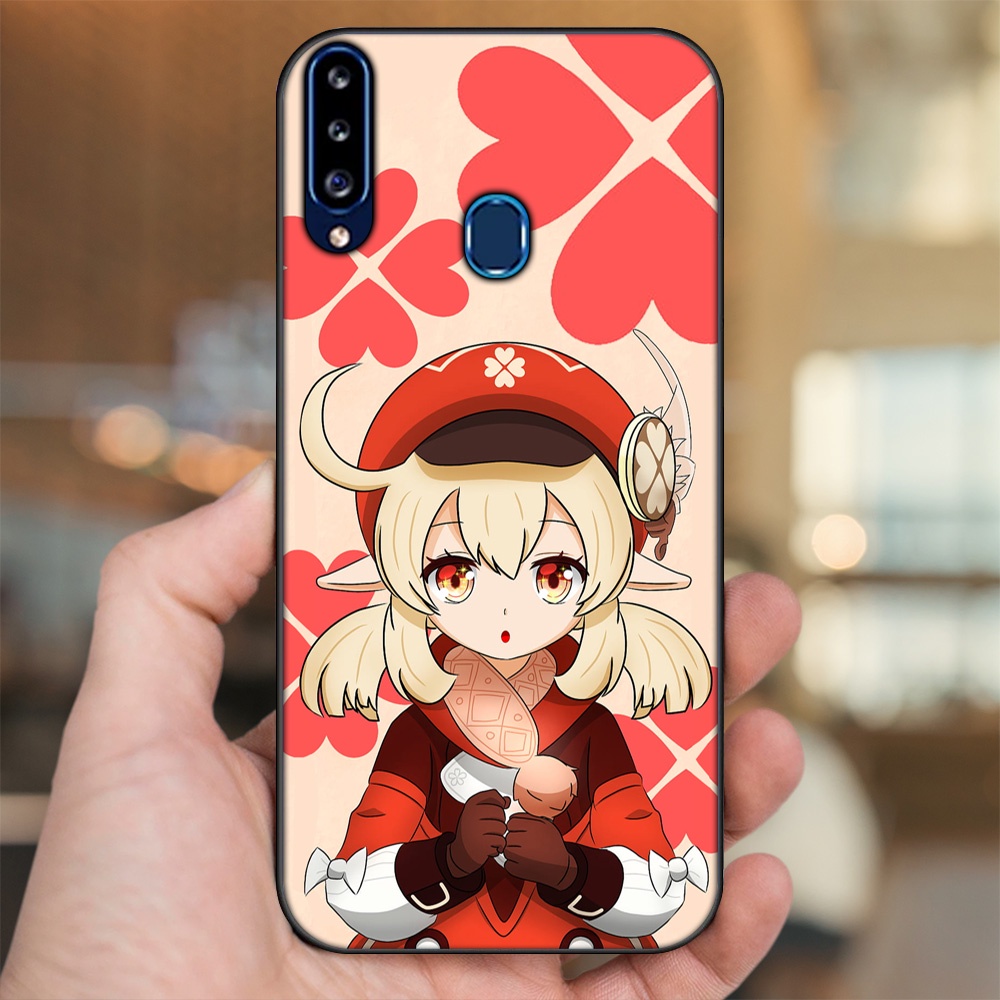 Ốp lưng Samsung A20S viền đen in hình Klee Genshin Impact