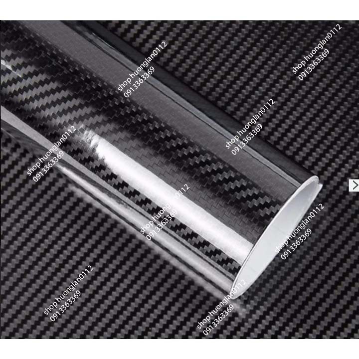 Decal Cacbon dán trang trí xe máy khổ 60cm/1m