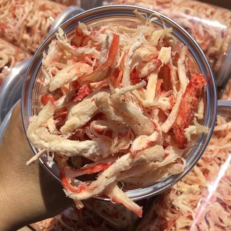 MỰC XÉ SỢI HẤP NƯỚC DỪA HŨ PET 250GR