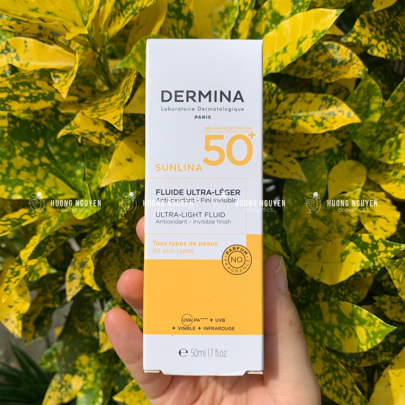 Kem Chống Nắng Dermina Sunlina SPF50+