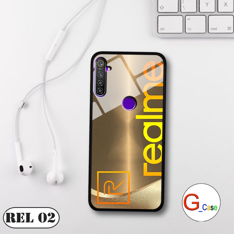 Ốp lưng kính 3D Realme 5 Pro/ Realme Q