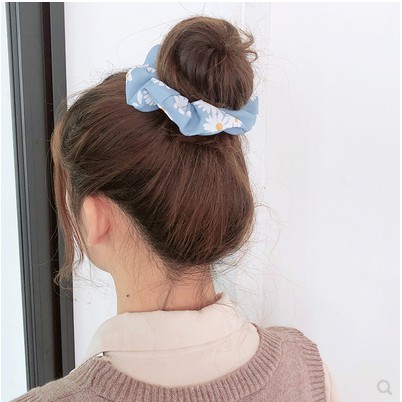 Dây cột tóc Scrrunchies Hoa cúc