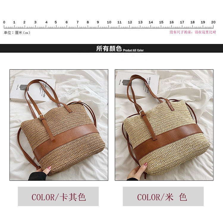 Túi Xách JASMIN NOIR Bucket Đeo Vai Màu Sắc Tương Phản Thời Trang Dành Cho Nữ