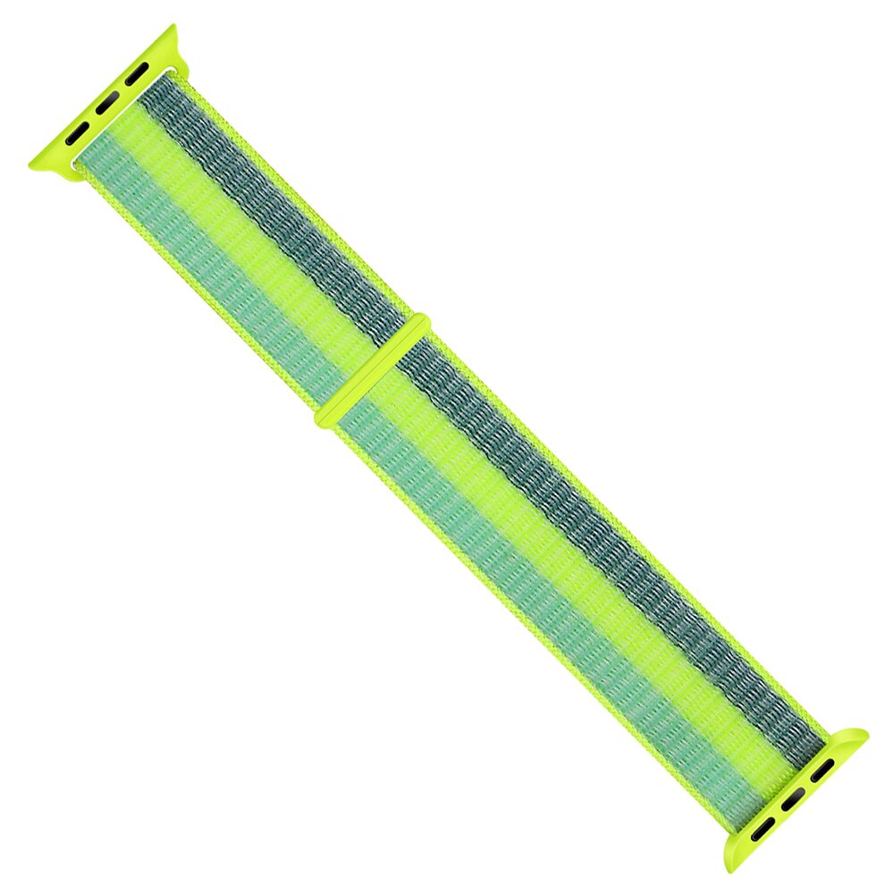 For Apple Watch Strap 6 SE 5 4 3 iwatch Strap 42mm 38mm 44mm / 40mm Correa Pulseira Nylon Sport Loop Wristband Strap