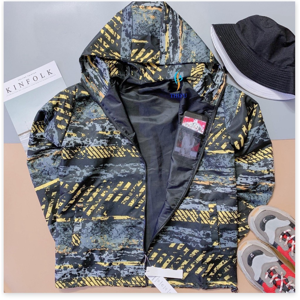 Áo khoác dù nam nữ 3d thời trang phong cách hàn