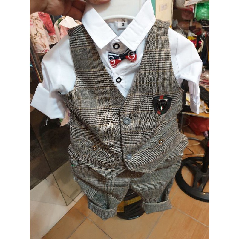 Bộ công tử vest cao cấp cho bé trai 8-16kg