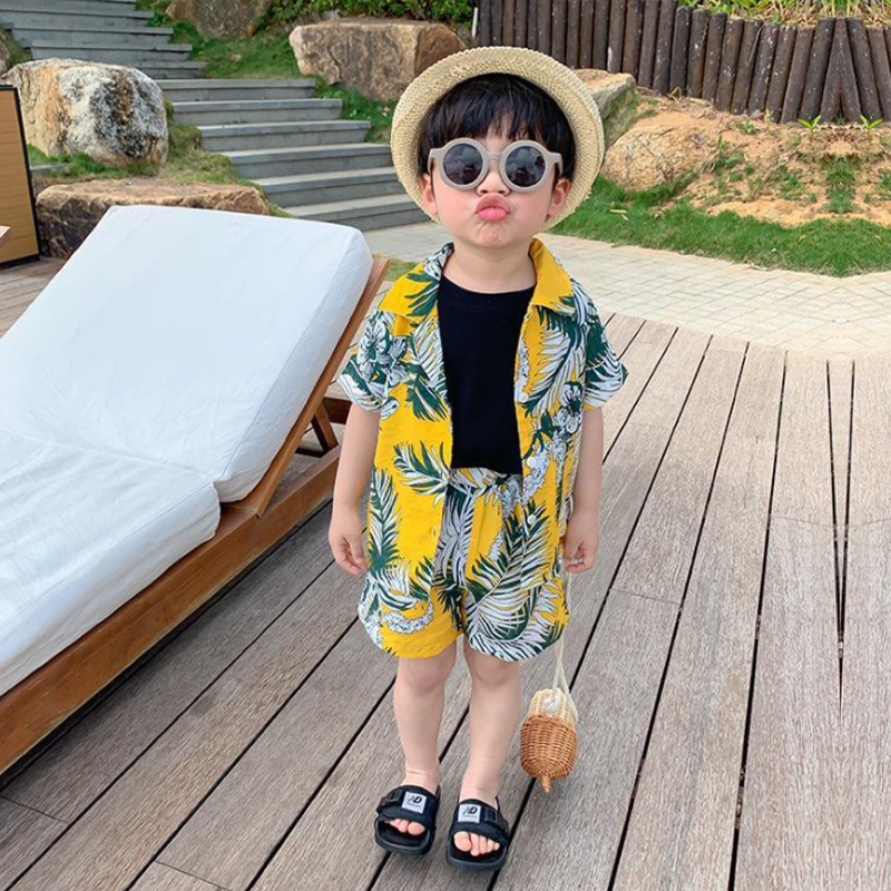 Bộ Đồ Ngắn Tay Thời Trang Mùa Hè Dành Cho Bé