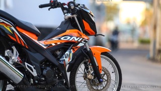 Tem Sonic Rời cam đen in mực cao cấp