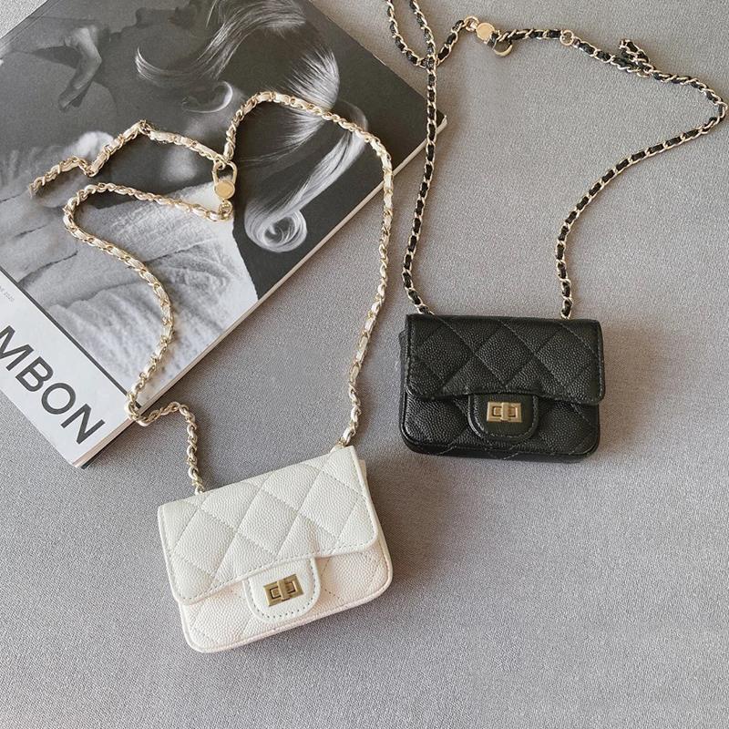 ☍✖△Túi đeo hông Mini phối dây xích thời trang cá tính