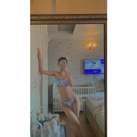 Set bikini hai mảnh chính hãng Shein trẻ trung năng động