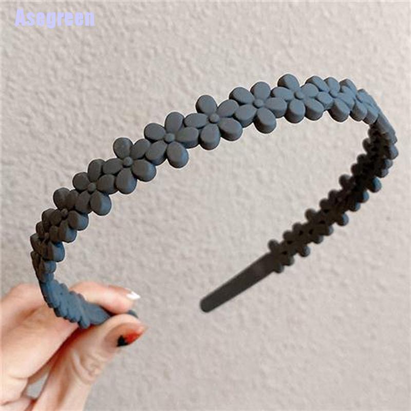 Băng Đô Nhựa acrylic Hình Bông Hoa Phong Cách Hàn Quốc