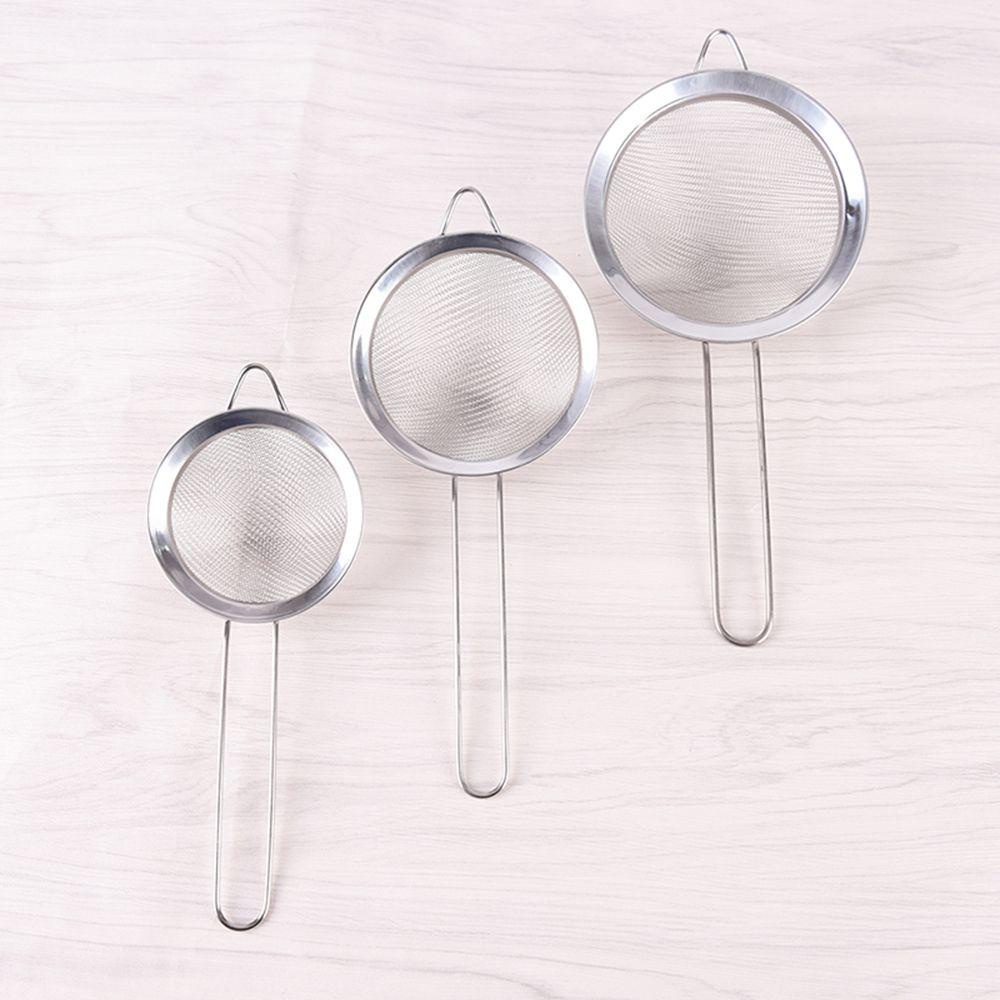 Dụng Cụ Rây Bột Bằng Thép Không Gỉ Đường Kính 7 / 8 / 10 / 12 / 14 / 16 / 18 / 20 / 22cm