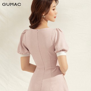 Đầm cổ U tim DA1163 GUMAC