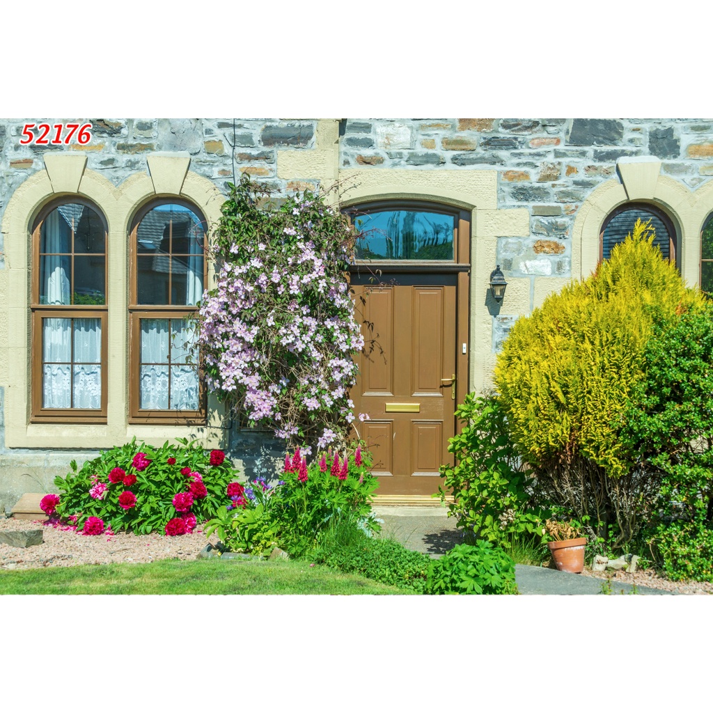 Tranh dán tường Quán Cafe, Trà Sữa, Trang Trí Cửa Hàng 3D khổ lớn