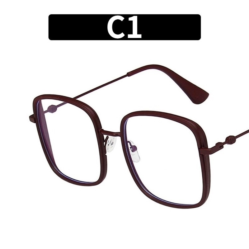 Mắt Kính Gọng Vuông Lớn Phong Cách Hàn Quốc Dành Cho Nữ