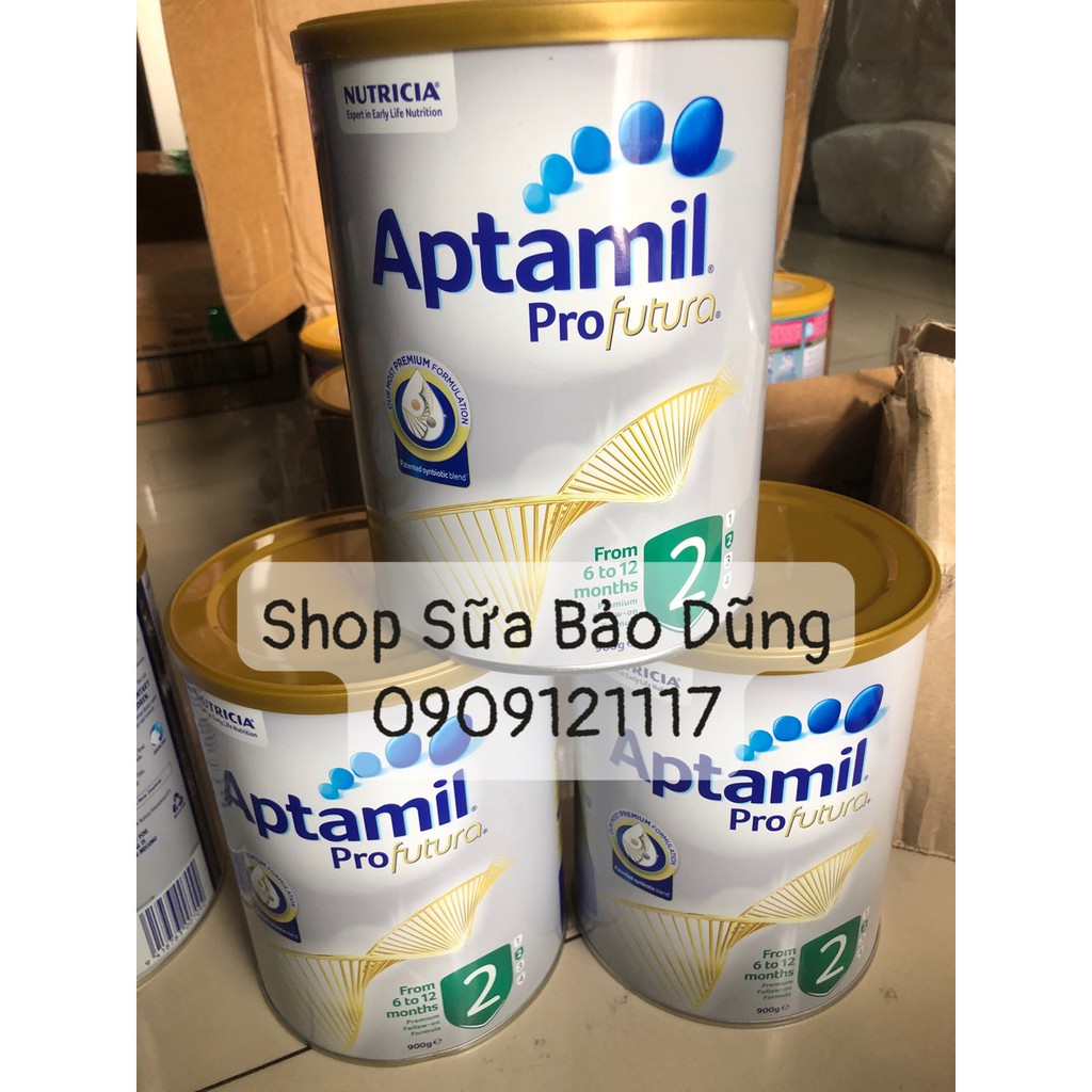 [ Mẫu mới ] Sữa APTAMIL Úc 900gr số 1,2,3