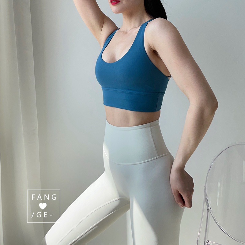 Áo ngực thể thao ANRAN có mút đệm phong cách năng động quyến rũ cho nữ