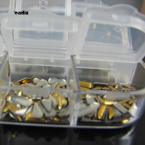 Bộ 300 cái đinh tán trang trí móng tay màu vàng/bạc sang trọng DIY cho nữ