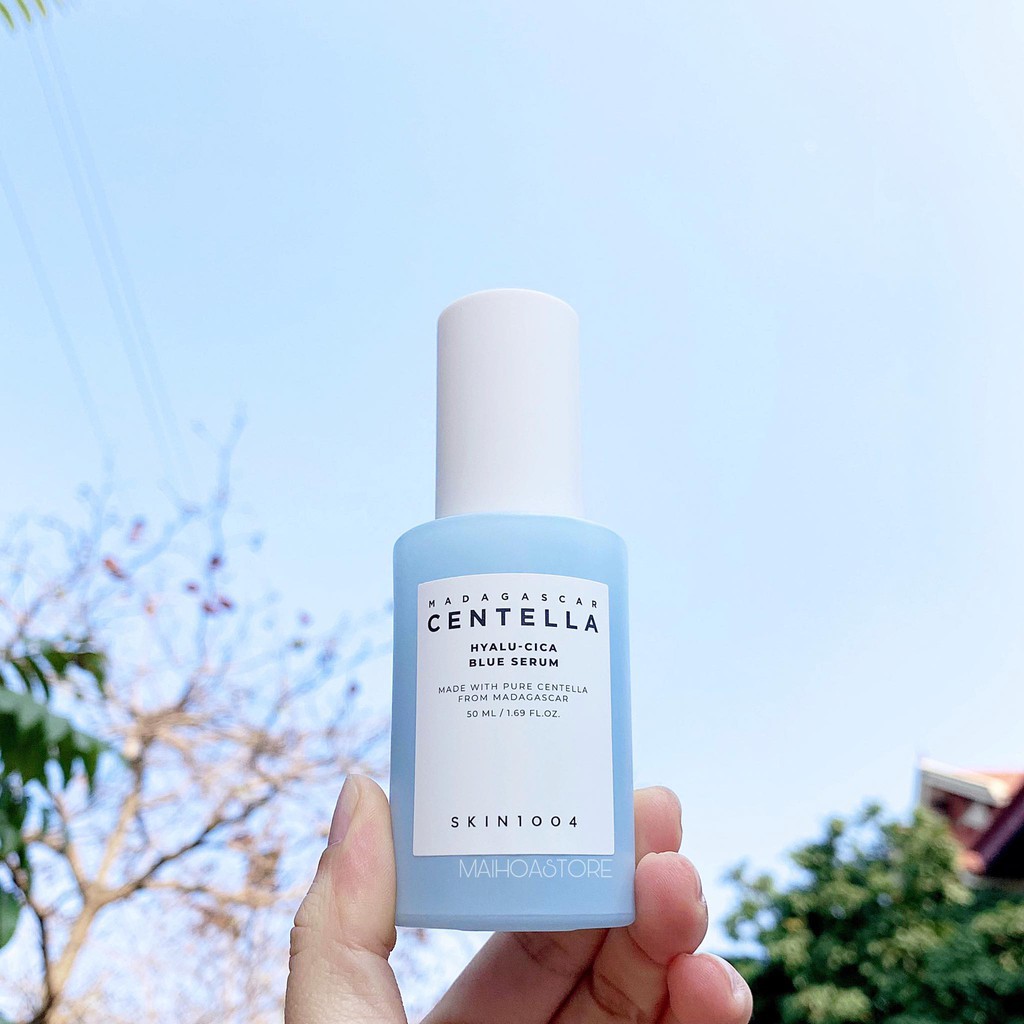 Tinh chất cấp ẩm, dưỡng trắng da Skin1004 Madagascar Centella Hyalu-cica Blue Serum 50ml