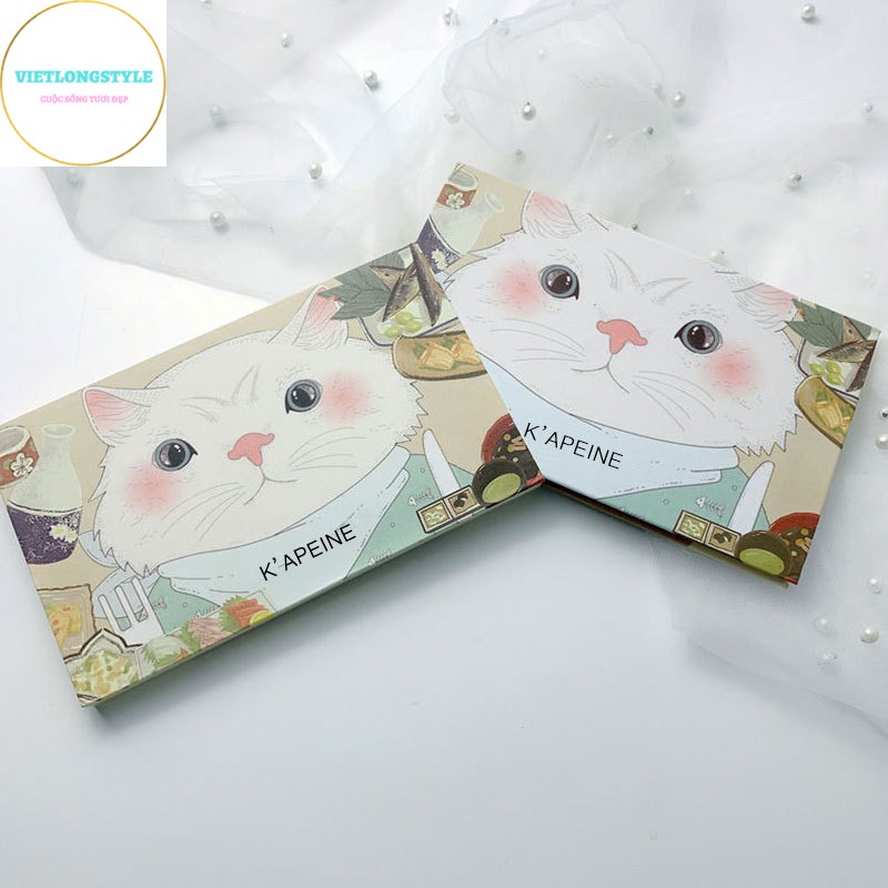 Phấn Mắt Nội Địa Trung Bảng 18 Ô Nhũ Lâu Trôi Cực Xinh và Rất Cute