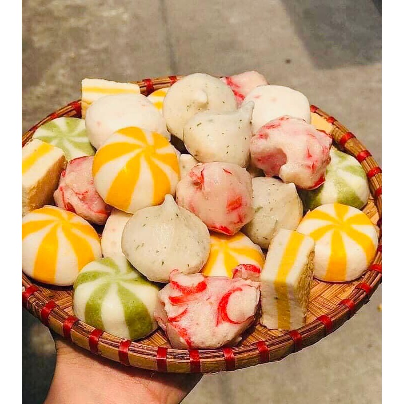 500g viên thả lẩu nhân trứng tôm LC