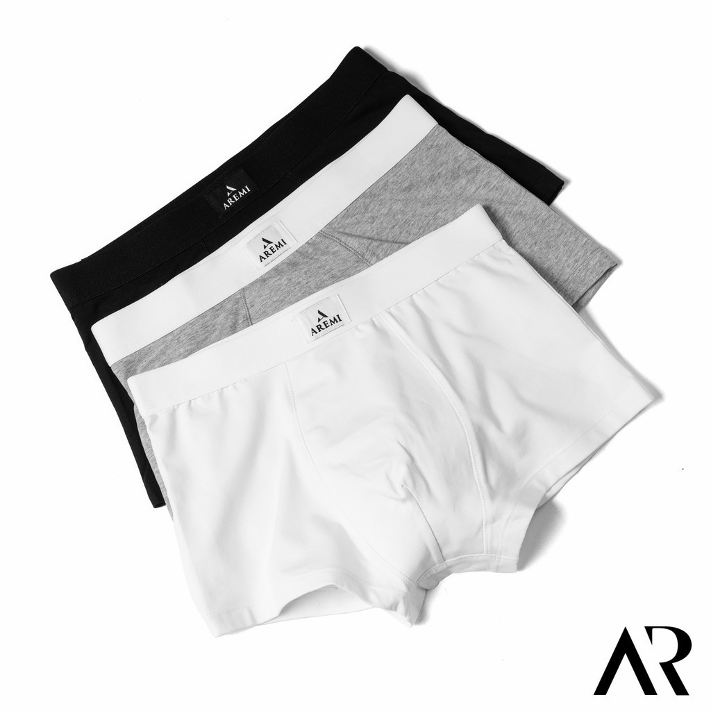 Quần sịp nam AREMI dáng BOXER, quần lót chất liệu cotton CAO CẤP thấm hút mồ hôi