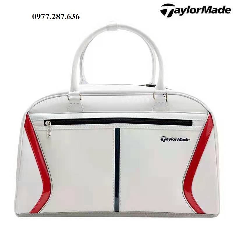 Túi đựng quần áo và giày golf bag Taylor Made da PU bóng kháng nước tiện lợi đựng đồ dùng cá nhân TD010