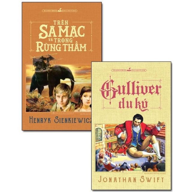 Combo sách Trên Sa Mạc Và Trong Rừng Thẳm + Gulliver Du Ký (Bộ 2 Cuốn)