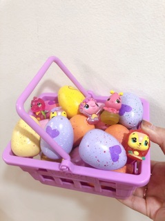 Giỏ trứng 15 Hatchimals + 5 thú Hatchimals