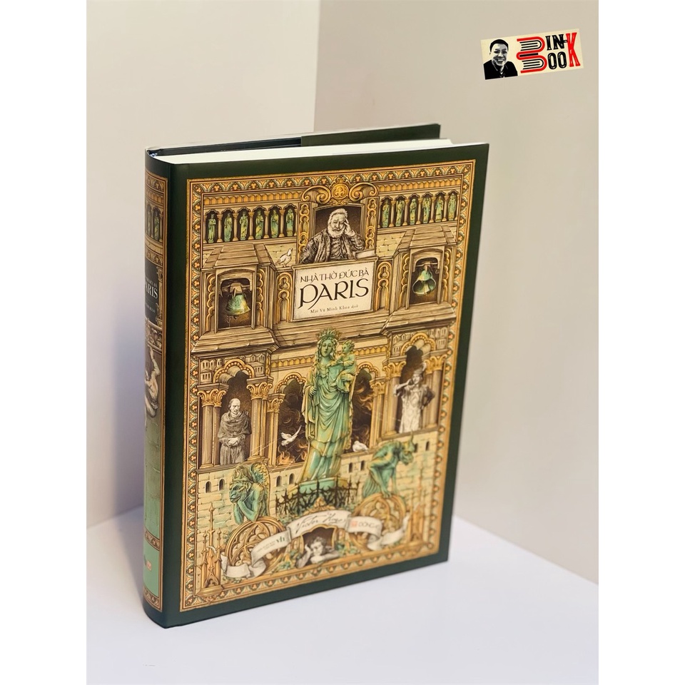 Sách - [Bản dịch mới và đầy đủ, kèm 200 minh họa tuyệt đẹp] Nhà thờ Đức Bà Paris – Victor Hugo – Đông A – Bìa cứng có áo