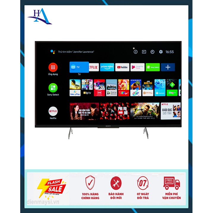 Android Tivi Sony 4K 49 inch KD-49X8500H (Miễn phí giao tại HCM-ngoài tỉnh liên hệ shop) | BigBuy360 - bigbuy360.vn