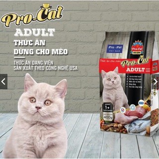 Thức ăn cho mèo trưởng thành pro cat adult 400g