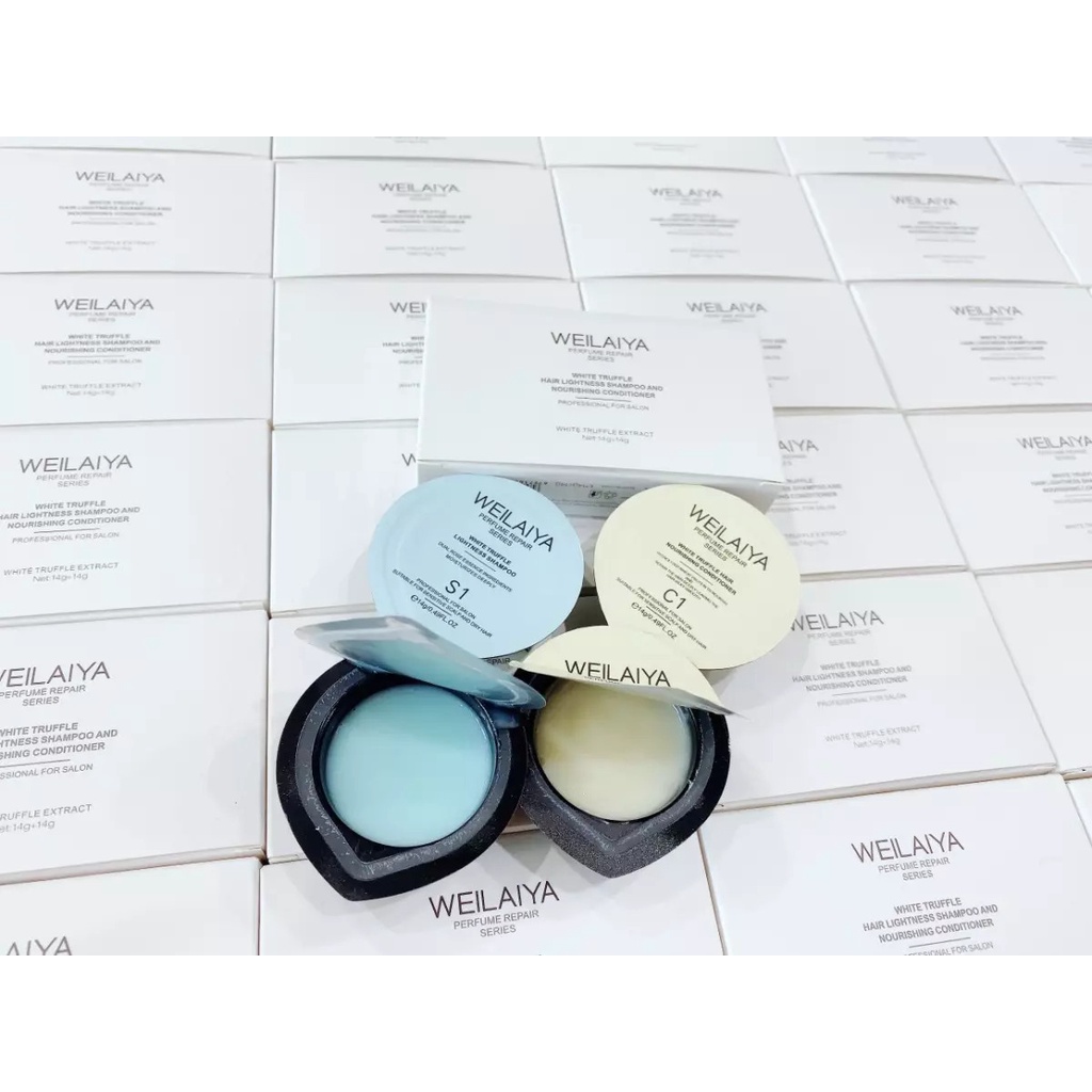 Set Dầu Gội Phục Hồi Tóc Tư Tổn Đa Tầng Nấm Truffle Weilaiya mini