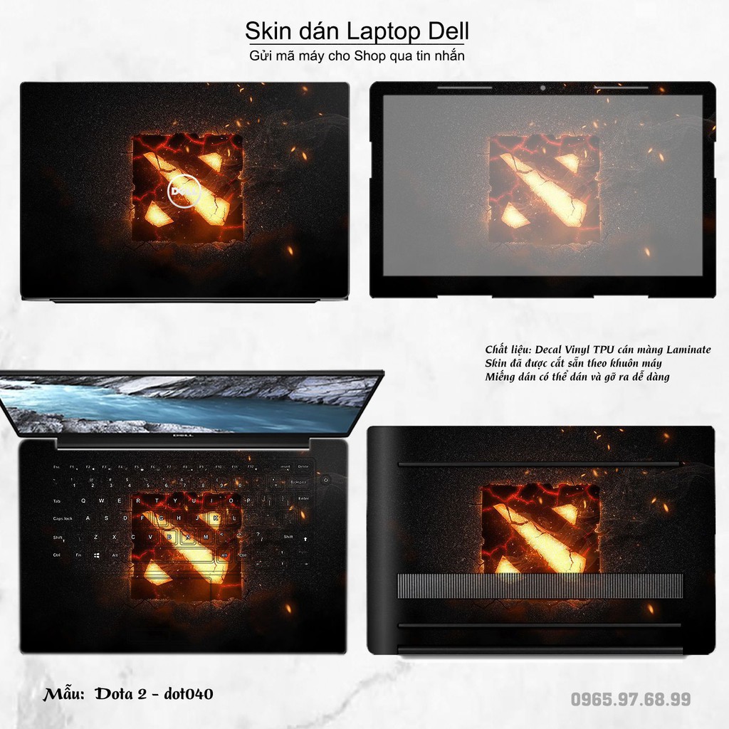 Skin dán Laptop Dell in hình Dota 2 nhiều mẫu 7 (inbox mã máy cho Shop)