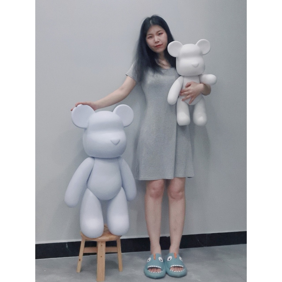 Gấu đính đá size 75cm - Bearbrick handmade cao cấp